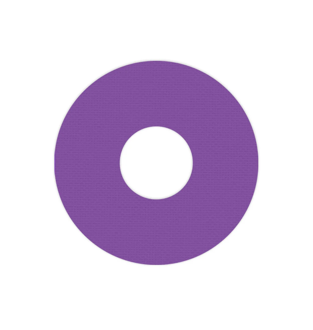 Solid Color Purple FreeStyle Libre 3 Plus & LingoPatch Tape - Pump Peelz