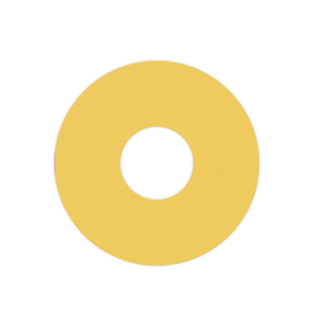 Solid Color Yellow FreeStyle Libre 3 Plus & LingoPatch Tape - Pump Peelz