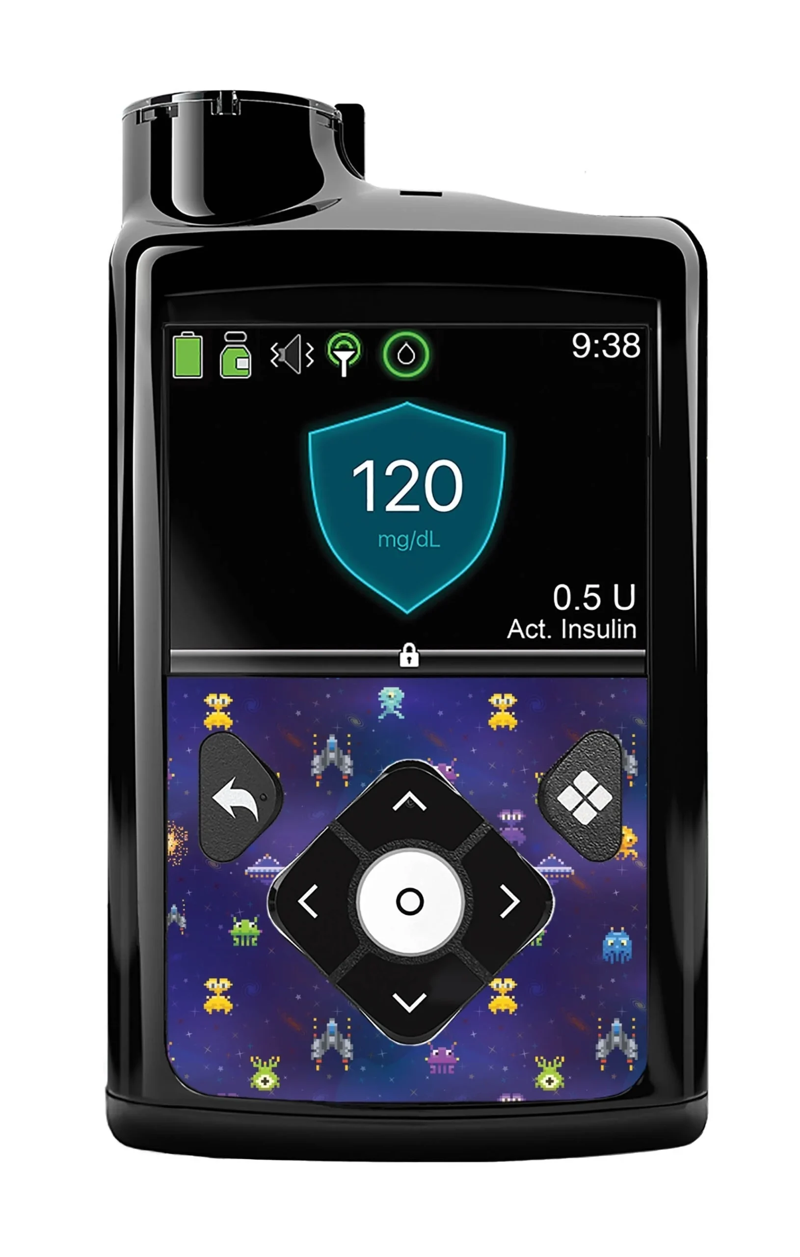 Space Invaders Sticker for Medtronic MiniMed 770G & 780G