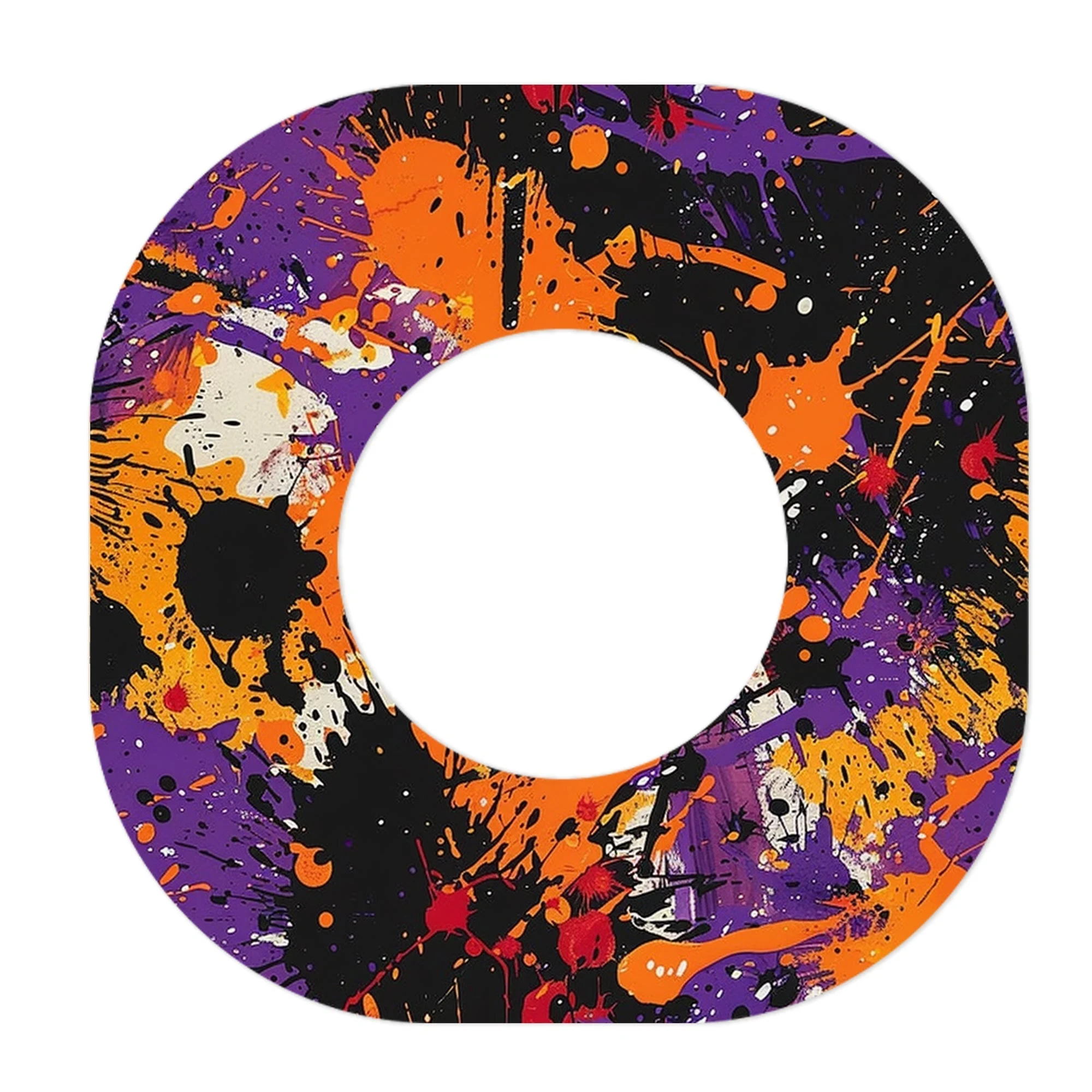 Spooky Splatter Dexcom G7 and Stelo Patch Tape - Pump Peelz