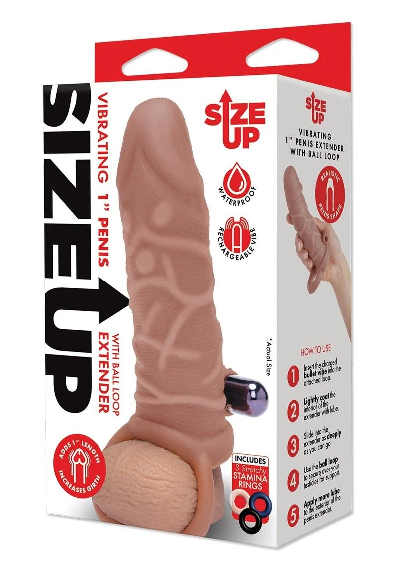 Su Silicone Vbrating Penis Xtnder