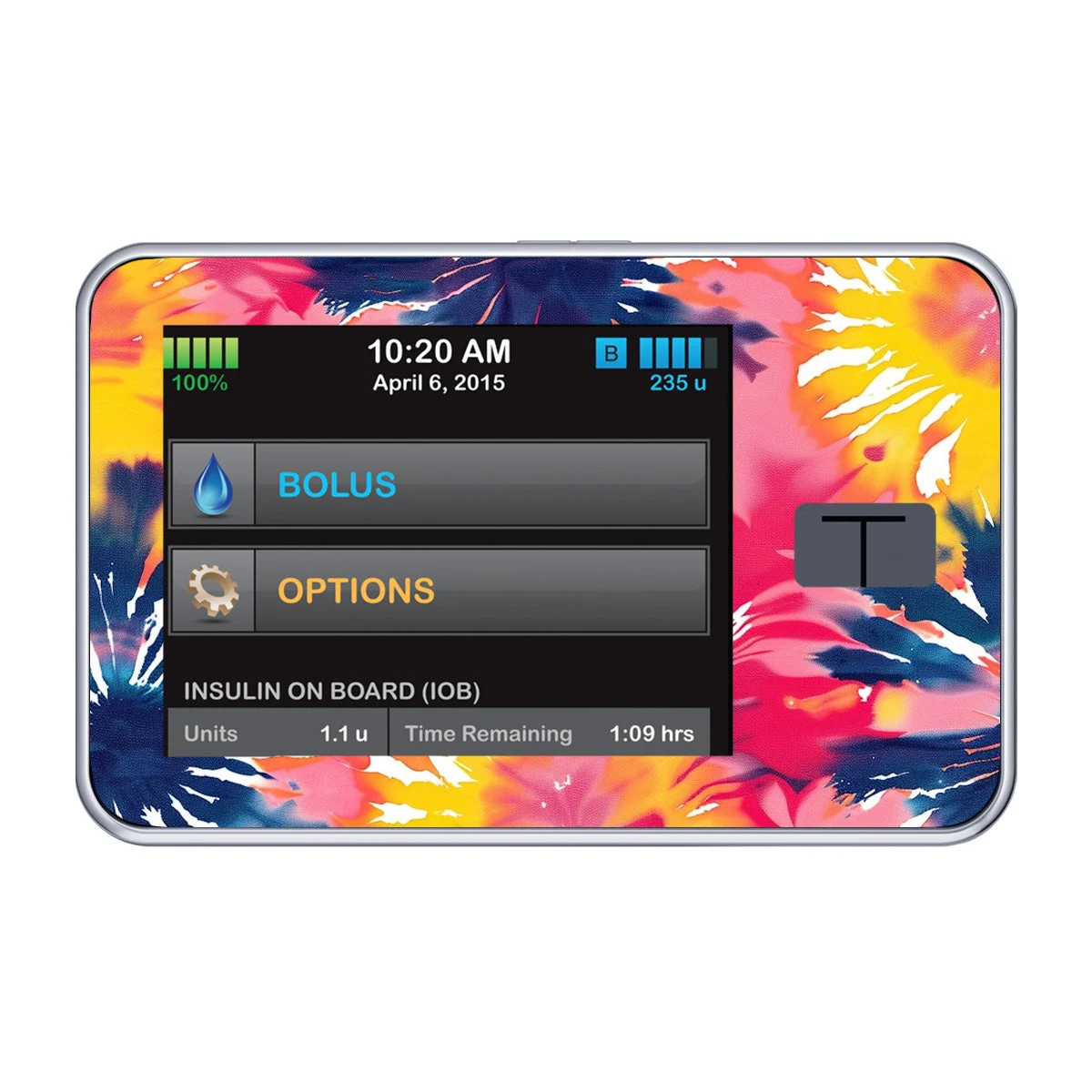 Summer Tie Dye Sticker for Tandem t:slim