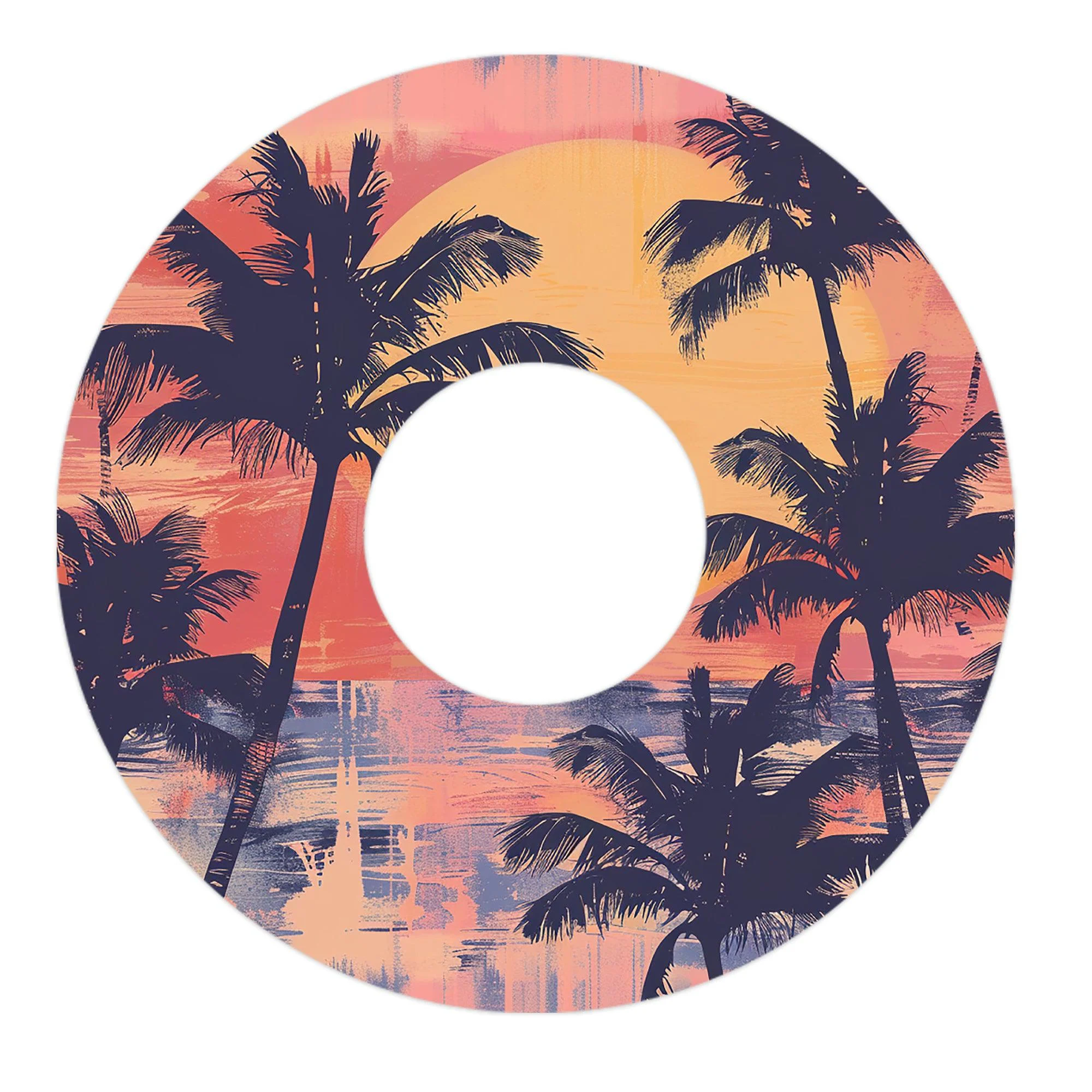 Sunset Serenade FreeStyle Libre 3 Plus & LingoPatch Tape - Pump Peelz