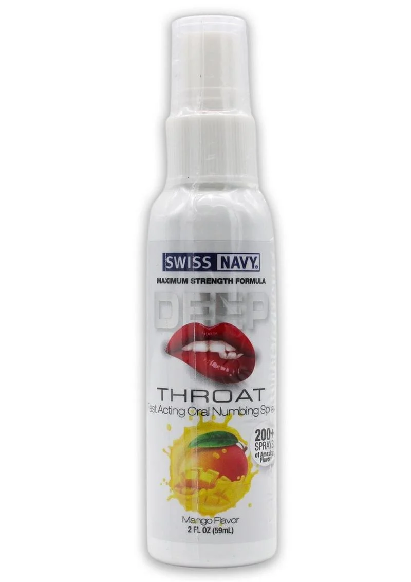 Swiss Navy Deep Throat Spray Mango