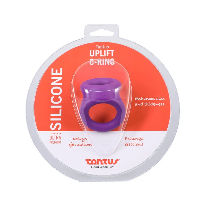 Tantus Uplift C-Ring Cock and Ball Sling Purple