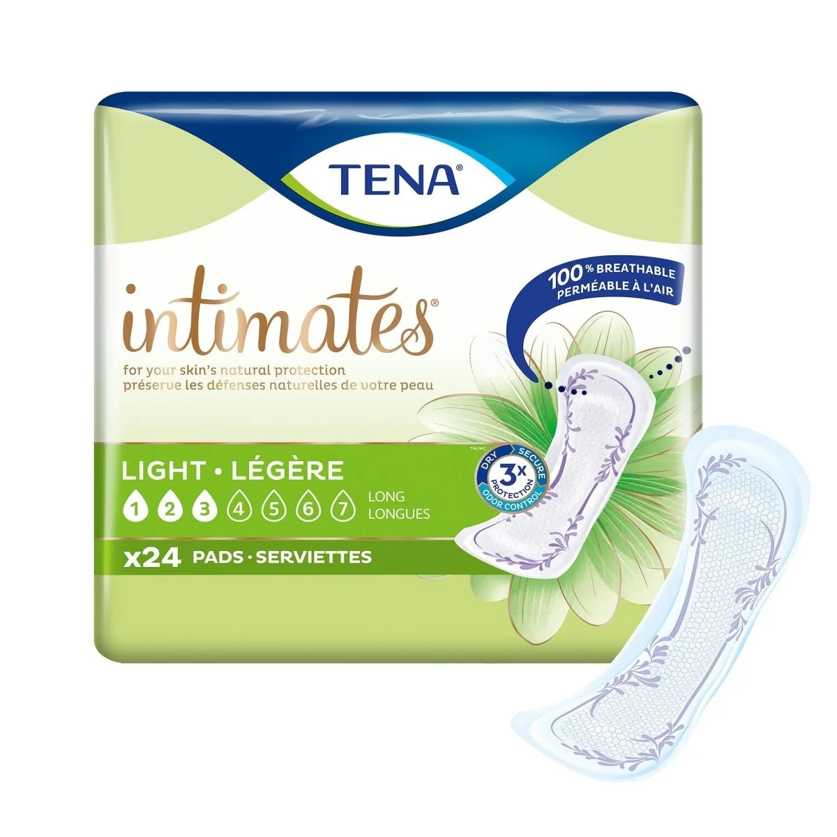 Tena Intimates Ultra Thin Light Long Bladder Control Pad