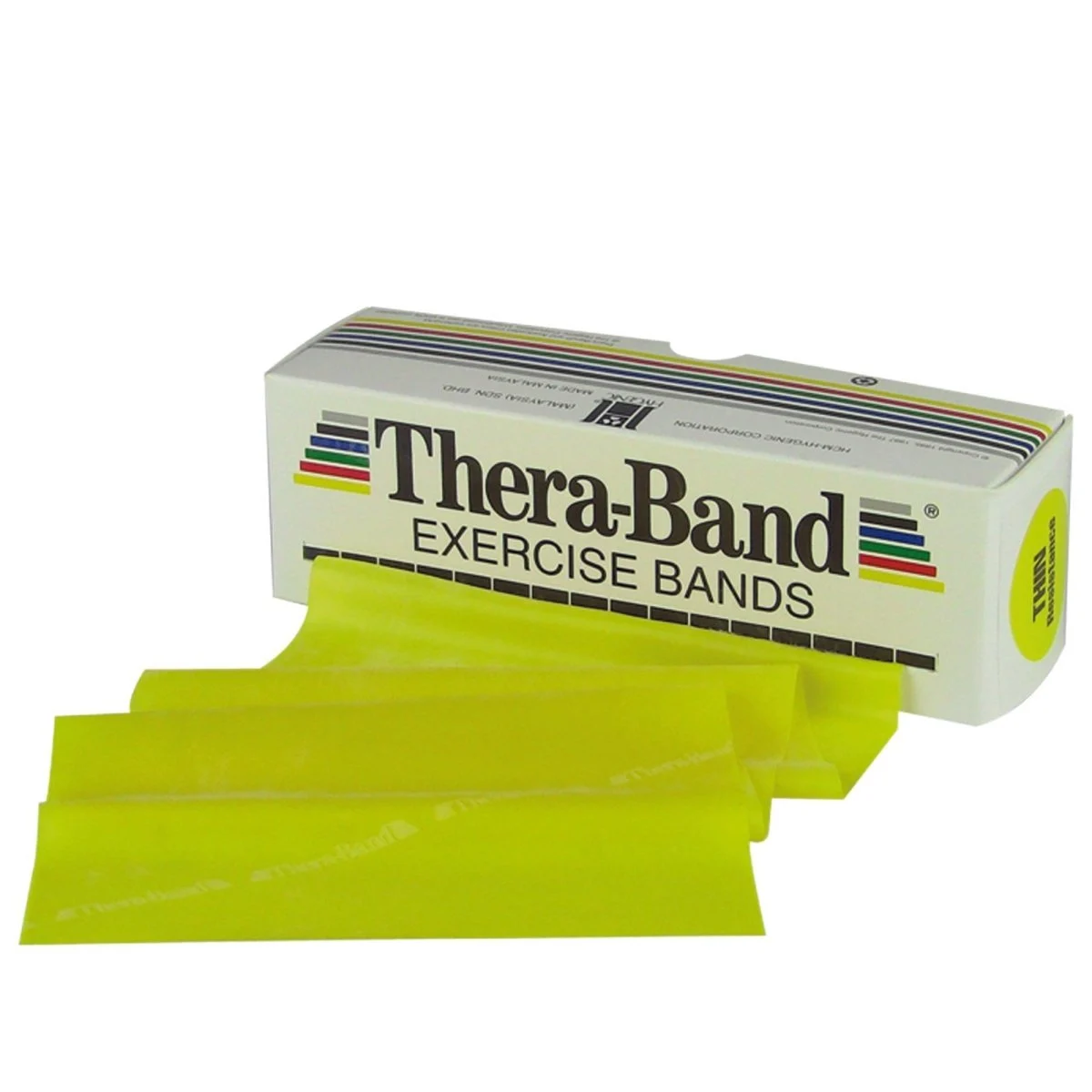 TheraBand Exercise Resistance Band, Yellow, 5 Inch x 6 Yard