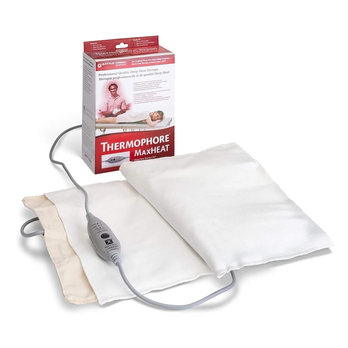 Thermophore MaxHEAT Moist Heating Pad for Backs, Hips, Legs and Shoulders