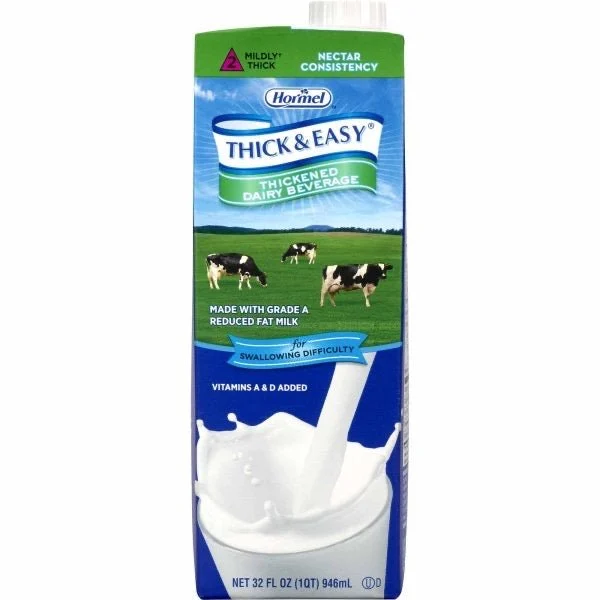 Thick & Easy Dairy Nectar Consistency Milk Thickened Beverage, 32 oz. Carton