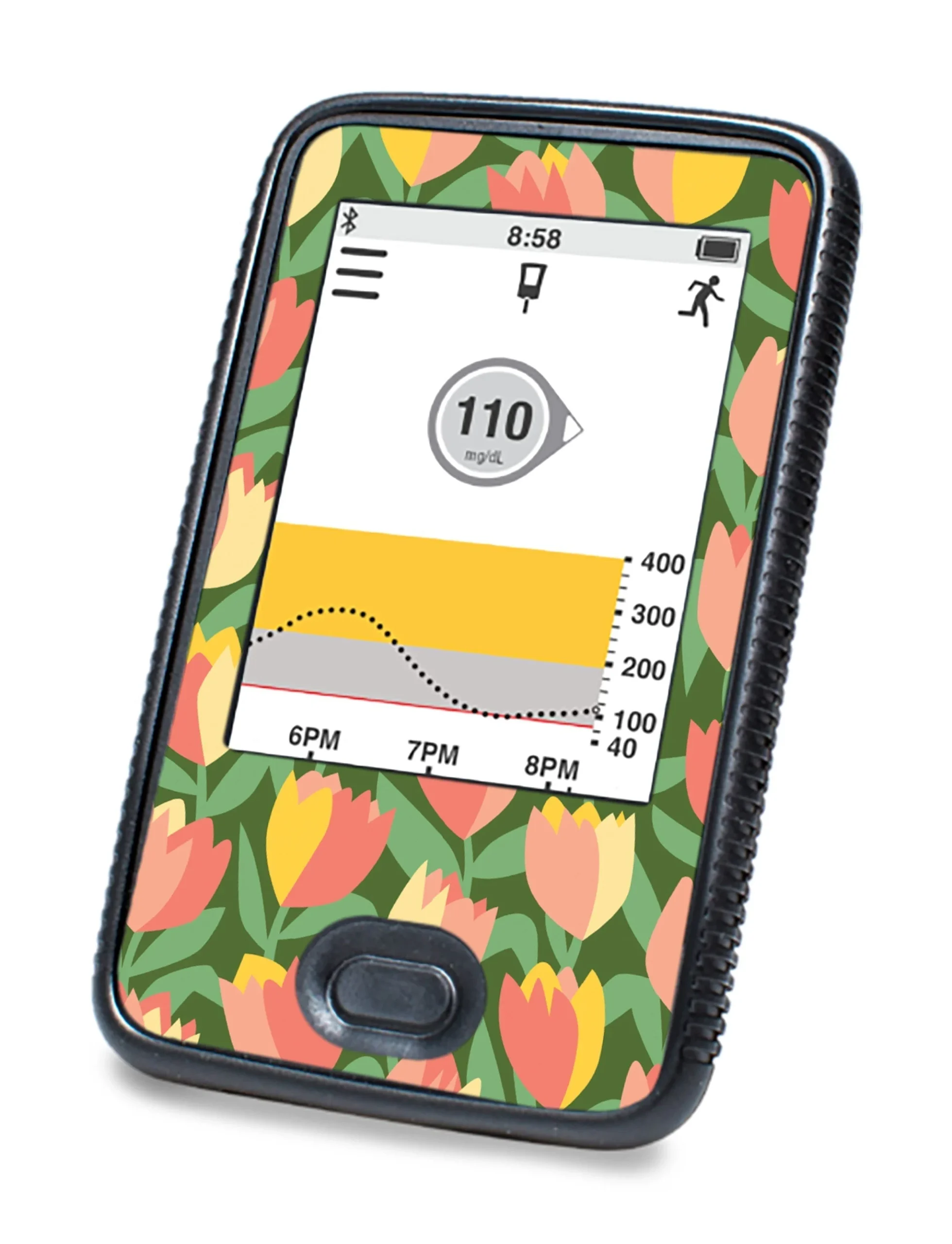 Tons Of Tulips Designed for DEXCOM G6 Touchscreen Receiver