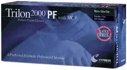 Trilon 2000 PF with MC3 Stretch Vinyl Exam Glove, Ivory