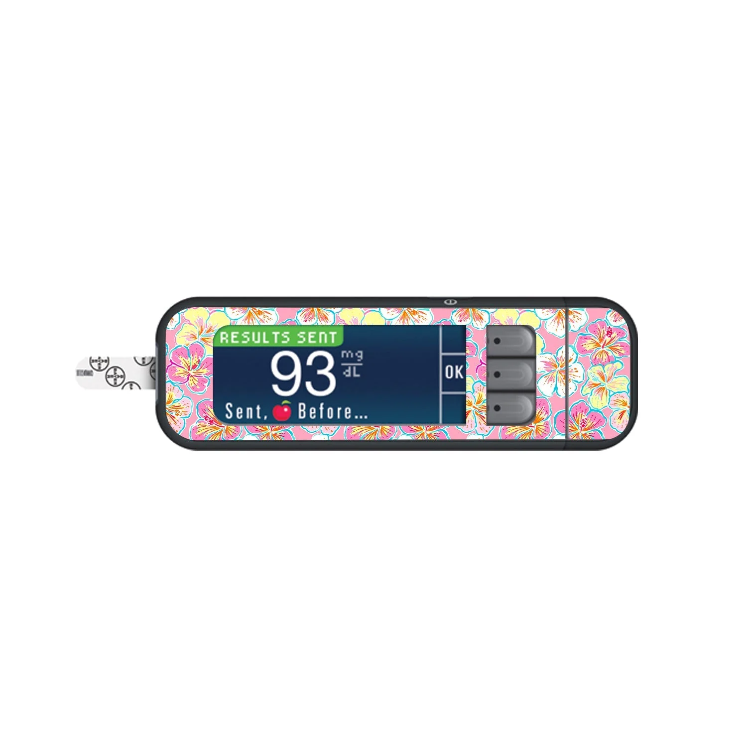Tropic Crush Bayer Contour Next Glucometer Sticker - Pump Peelz