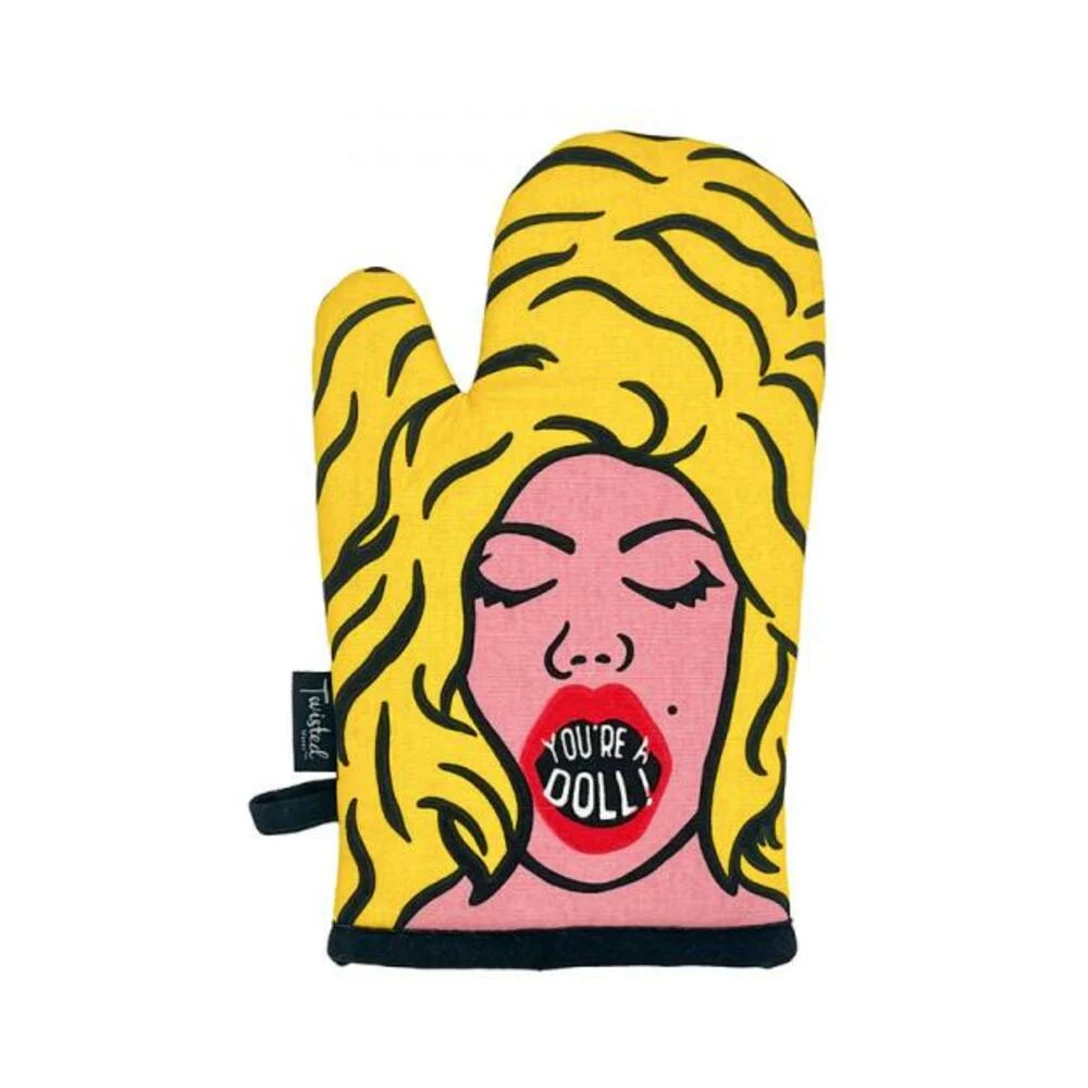 Twisted Wares You're A Doll Oven Mitt