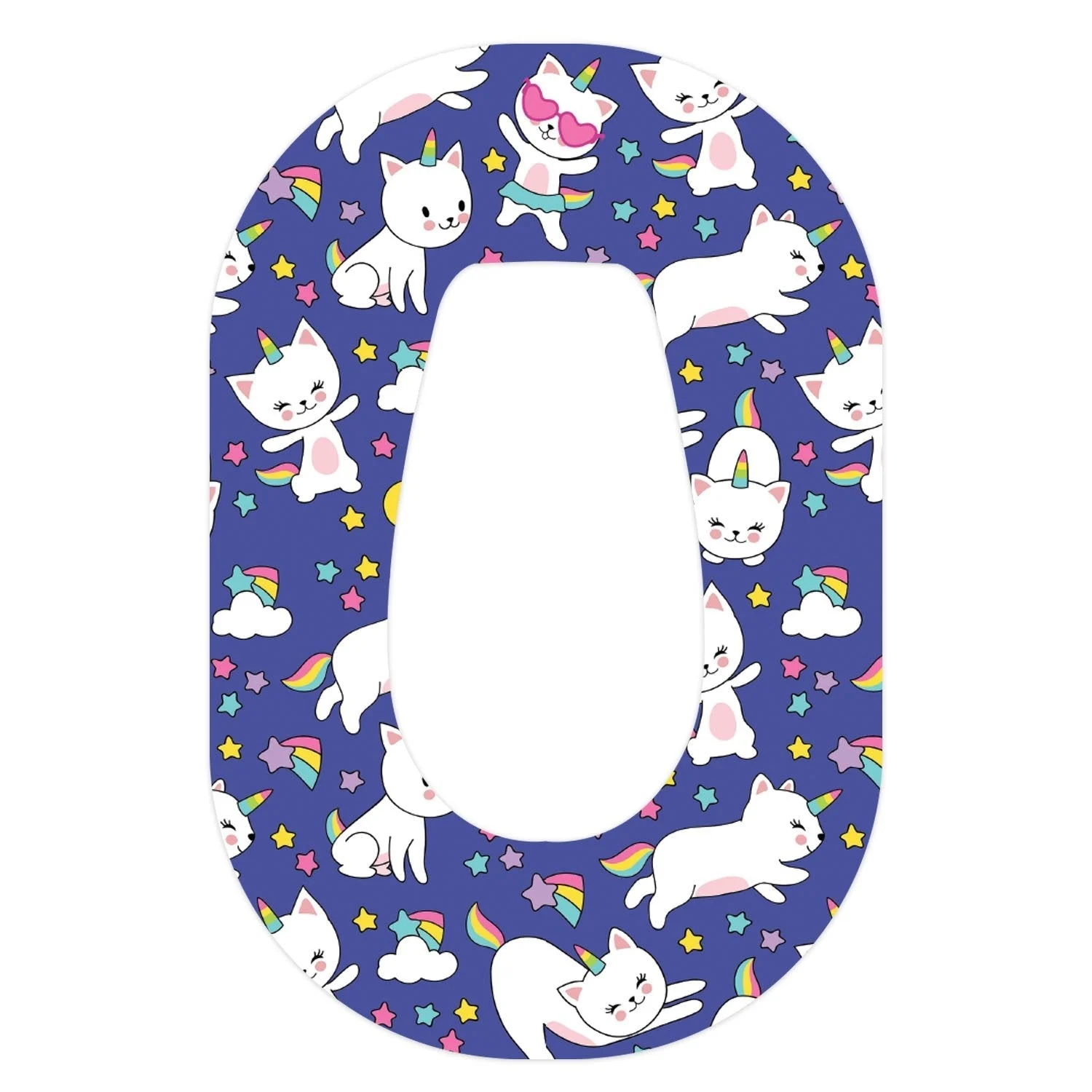 Unicorn Cats Dexcom G6 Patch Tape - Pump Peelz