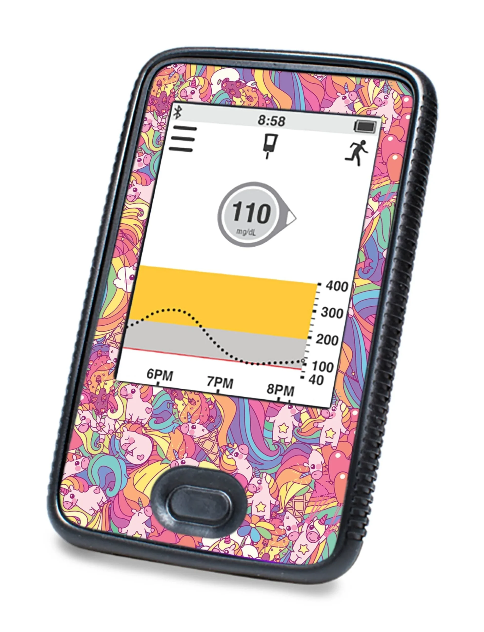 Unicorn Swirls Designed for DEXCOM G6 Touchscreen Receiver