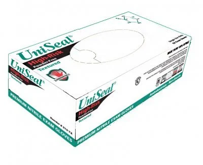 UniSeal Sensi-Nitrile Exam Glove, Blue
