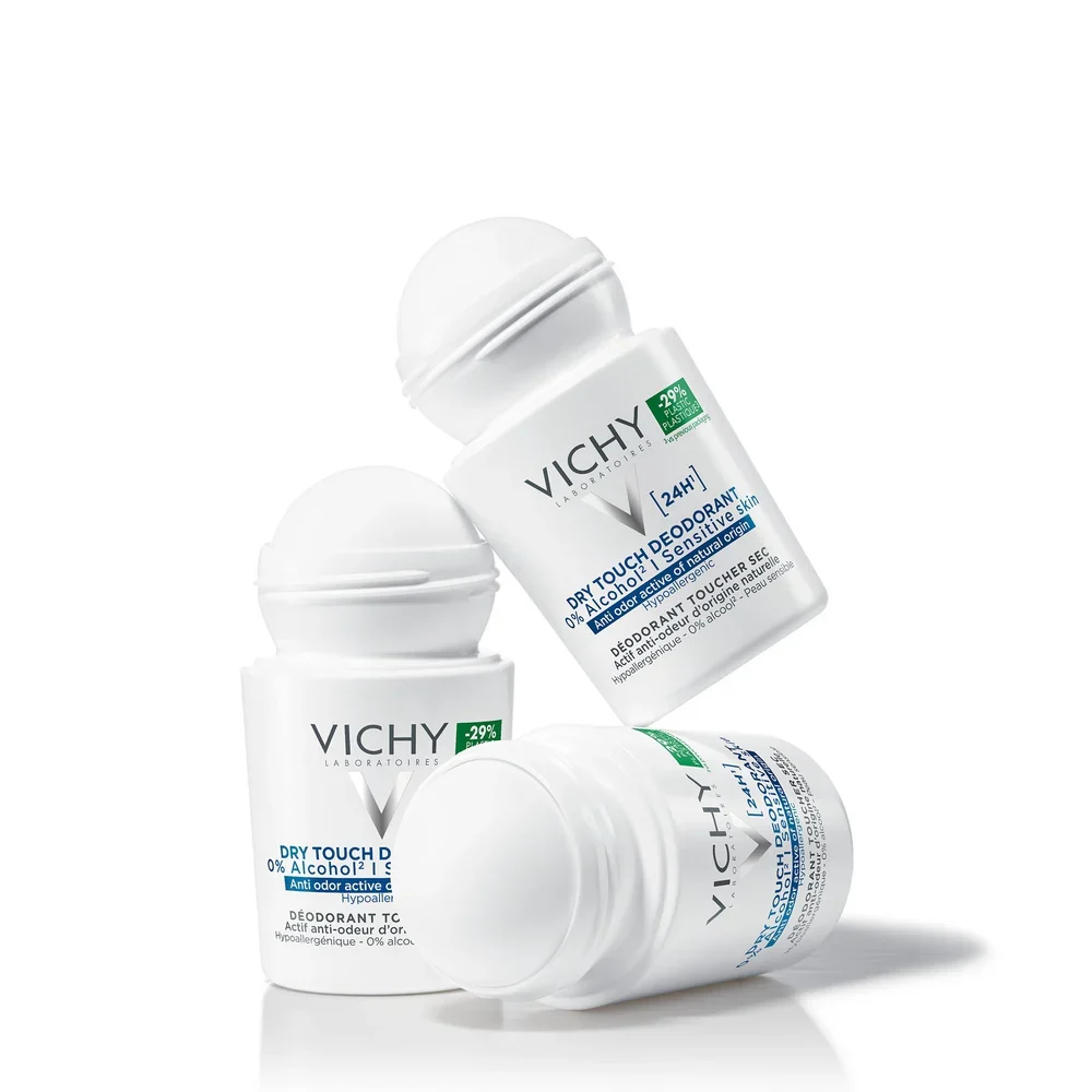 Vichy Roll-On Deodorant Dry Touch 24H for Sensitive Skin