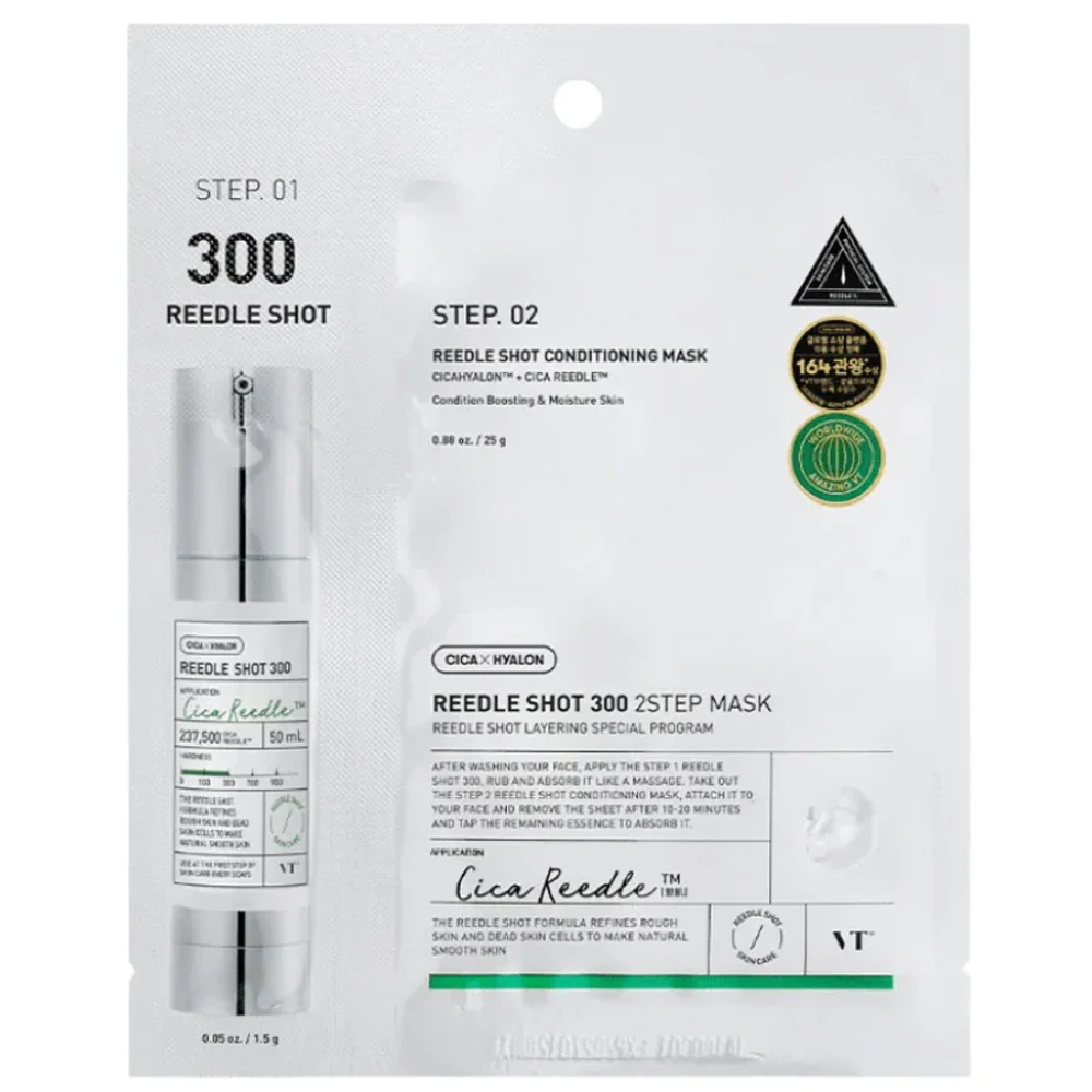 VT Cosmetics Reedle Shot 300 2-Step Conditioning Face Mask