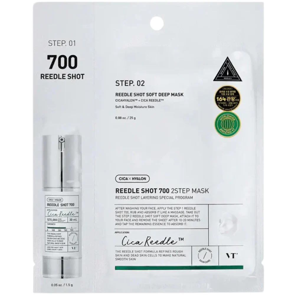 VT Cosmetics Reedle Shot 700 2-Step Face Mask