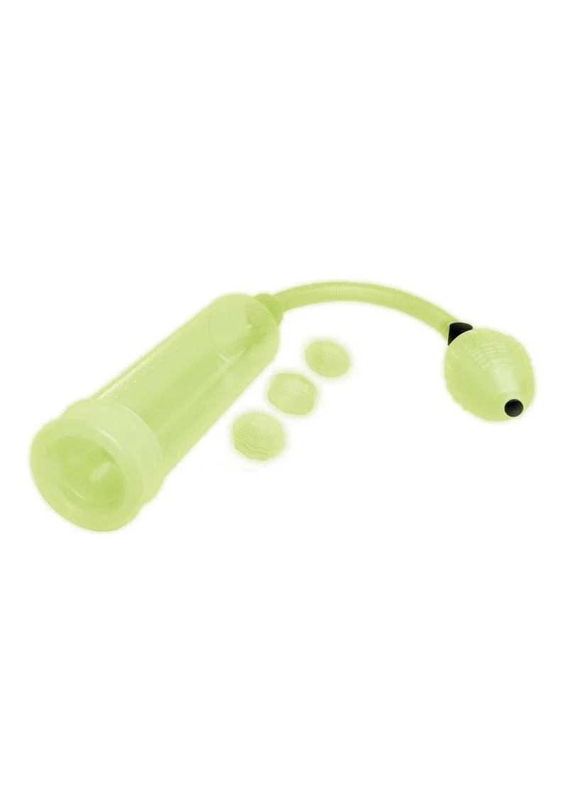WhipSmart Glow In The Dark Penis Pump and Stamina Cock Ring