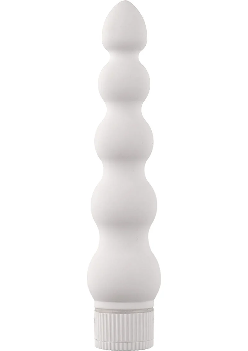 White Nights Ribbed Waterproof Vibrator
