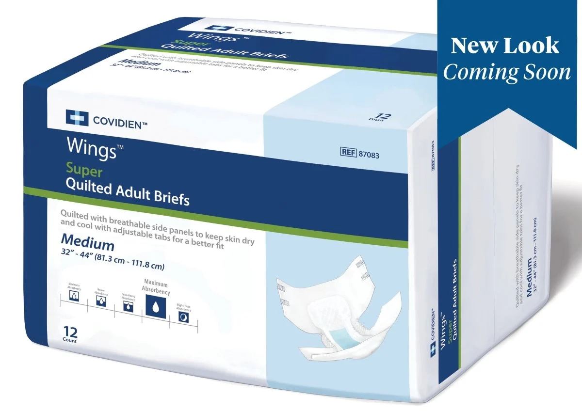 Wings Super Quilted Maximum Absorbency Incontinence Brief