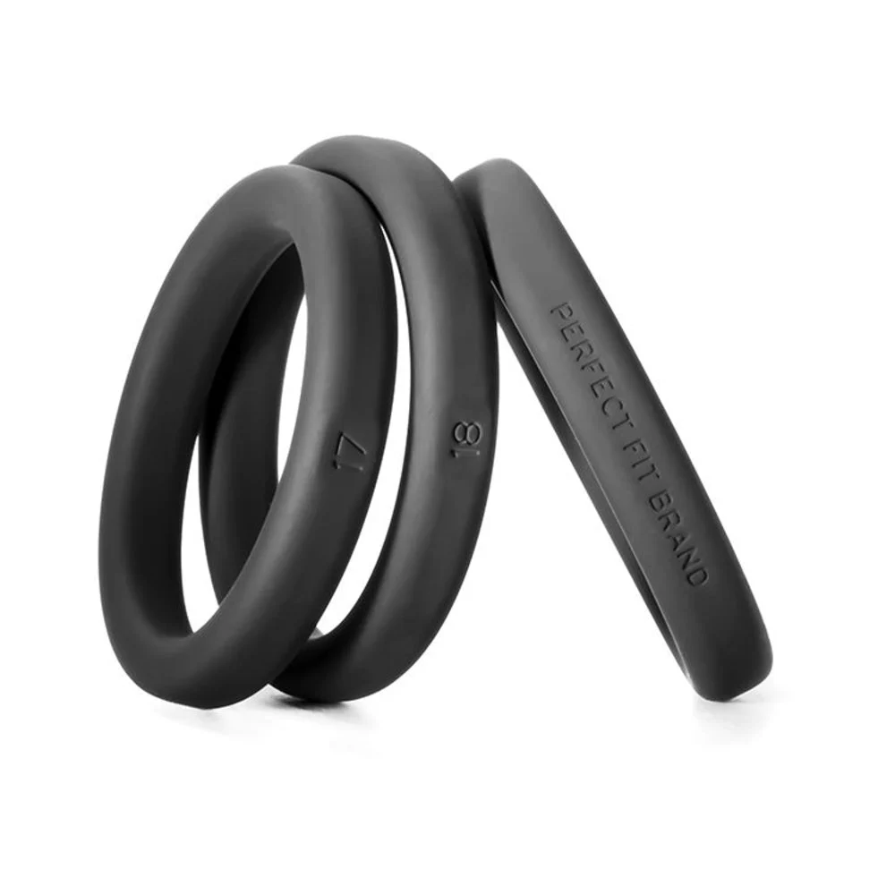 Xact-Fit Cockring Kit 3 Medium to Large Black