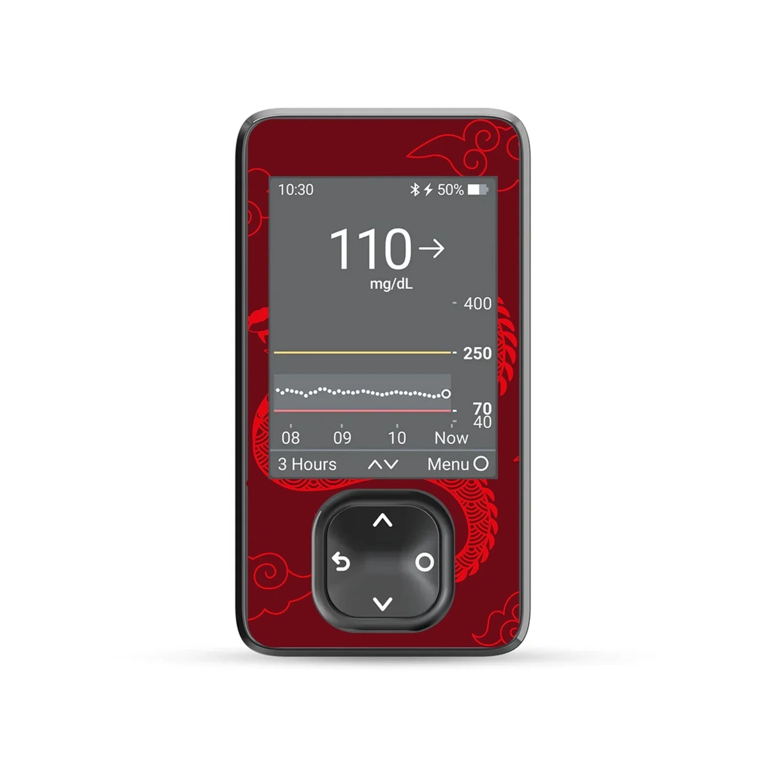 Year of the Dragon DEXCOM G7 and Stelo and G6 Touchscreen Receiver Sticker