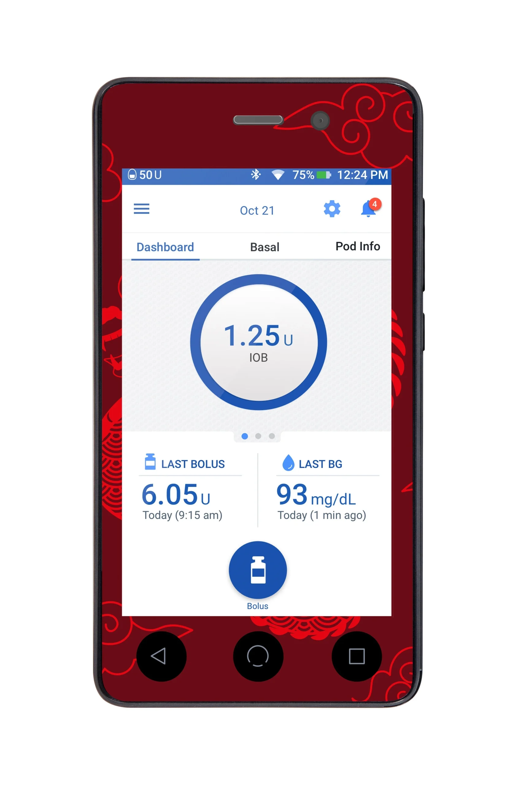 Year of the Dragon Sticker for Omnipod DASH PDM – Pump Peelz