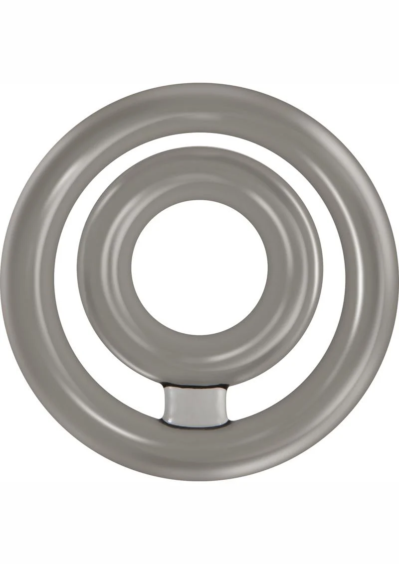 Zero Tolerance Bullseye Double Loop Cock Ring with Ball Strap