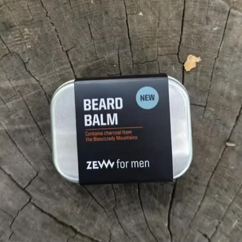 Zew for men Beard Balm - Detox with Charcoal