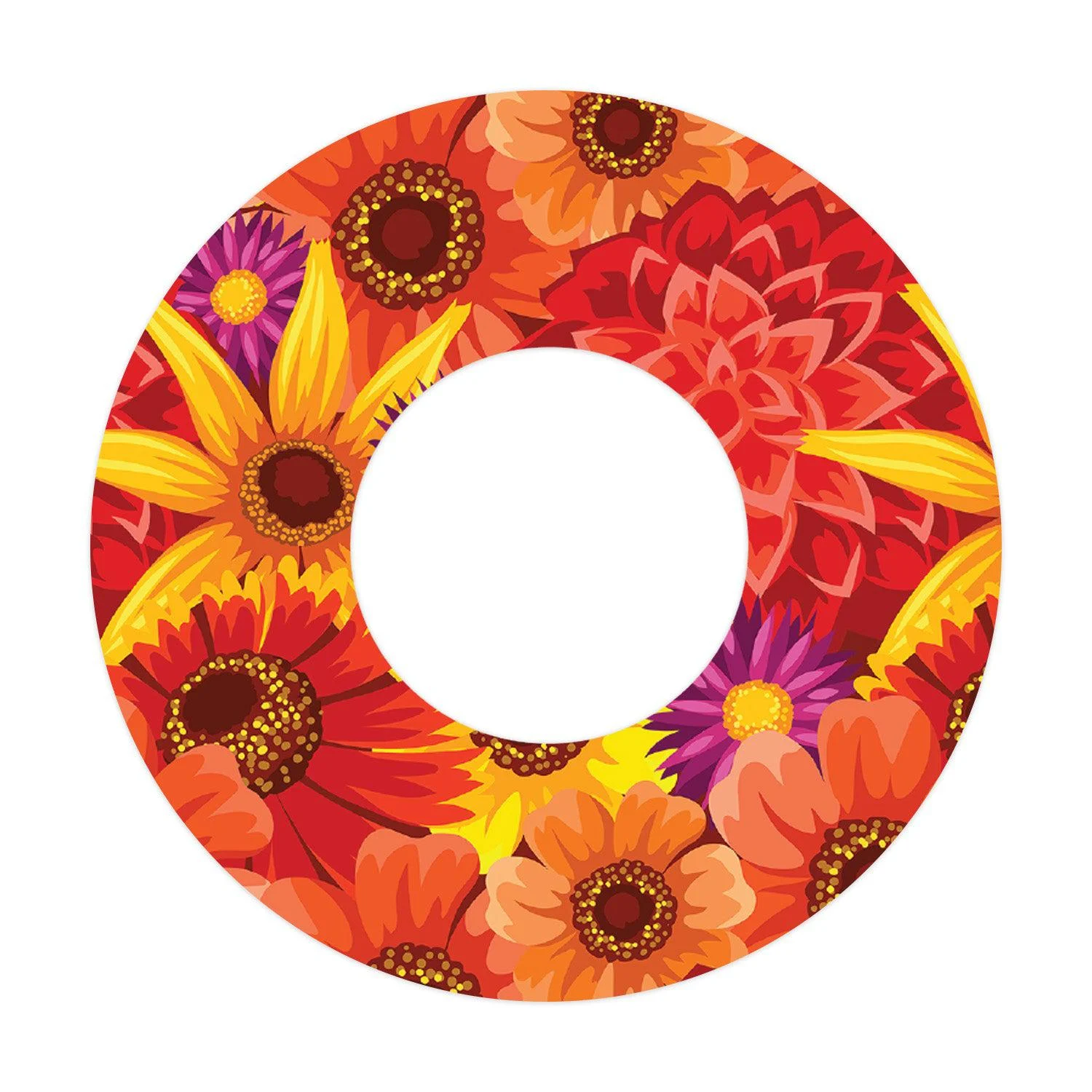 Zinnia Harvest PatchTape Designed for the FreeStyle Libre 2